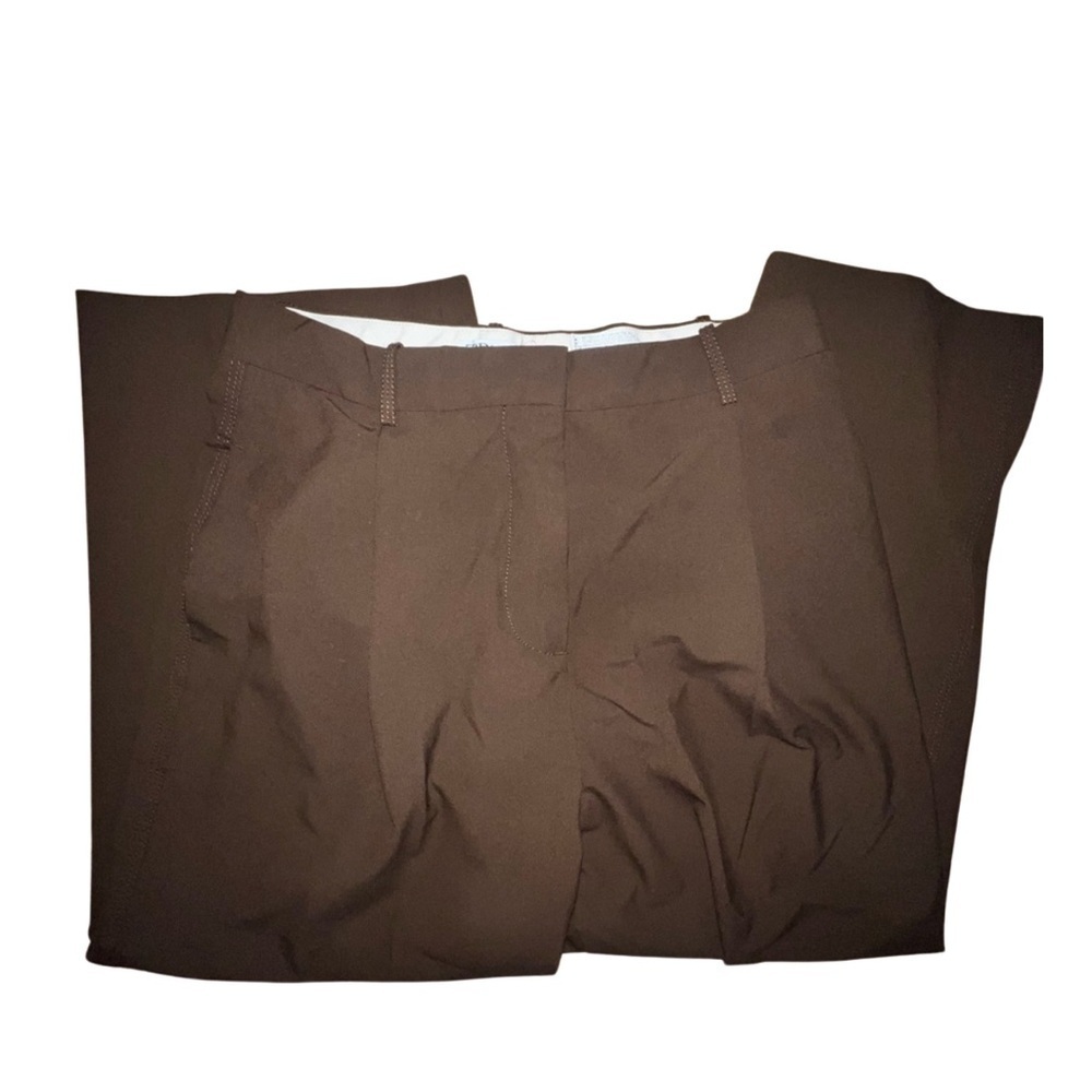 Zara Women’s Brown Straight-Leg Pants - Size M